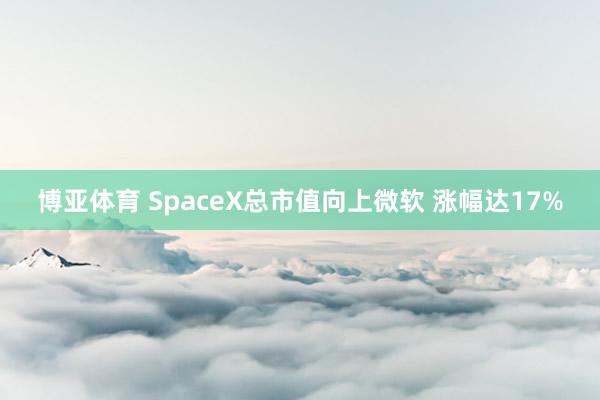 博亚体育 SpaceX总市值向上微软 涨幅达17%